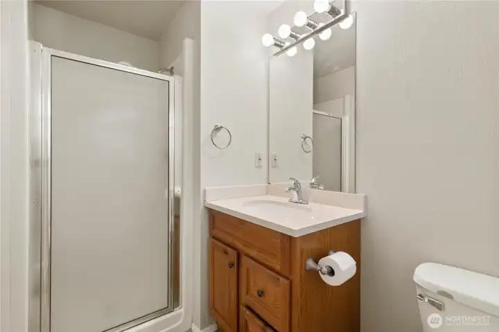 3/4 Shower Bathroom connected to Primary Bedroom