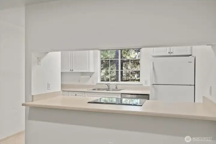 New stove plus newer dishwasher and refrigerator.