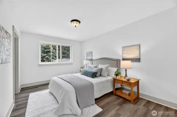 The second en-suite bedroom is perfectly situated upstairs as well