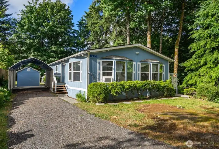 Home sweet home feels especially fitting here, with a private setting, forested backdrop, and the kind of calm that welcomes you in.