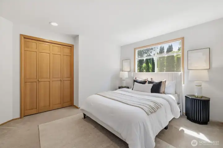 Comfortable secondary bedroom
