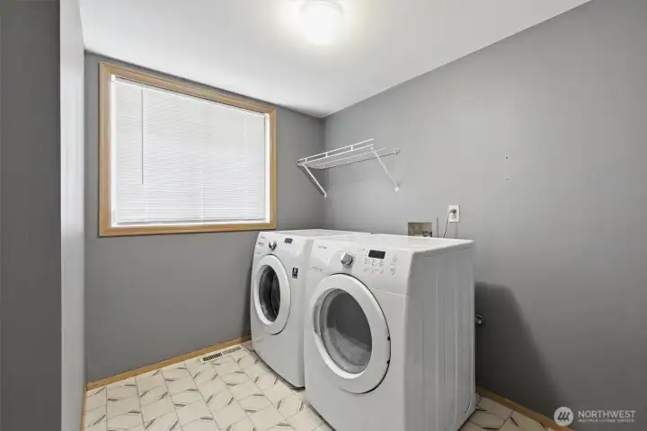 Dedicated laundry room