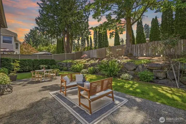 Ideal outdoor entertaining space