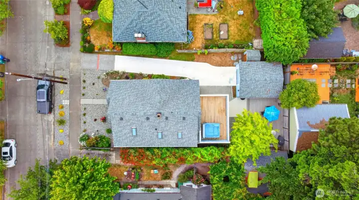 Lot from above