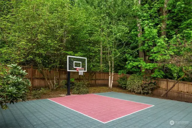Your own sport court! Potential to turn into a pickle ball court.
