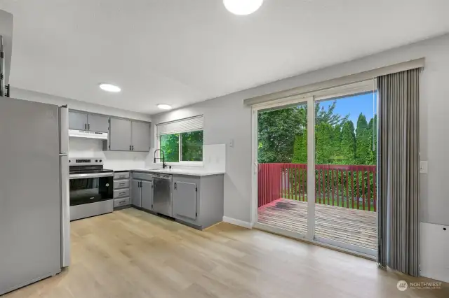 Dining room and Kitchen