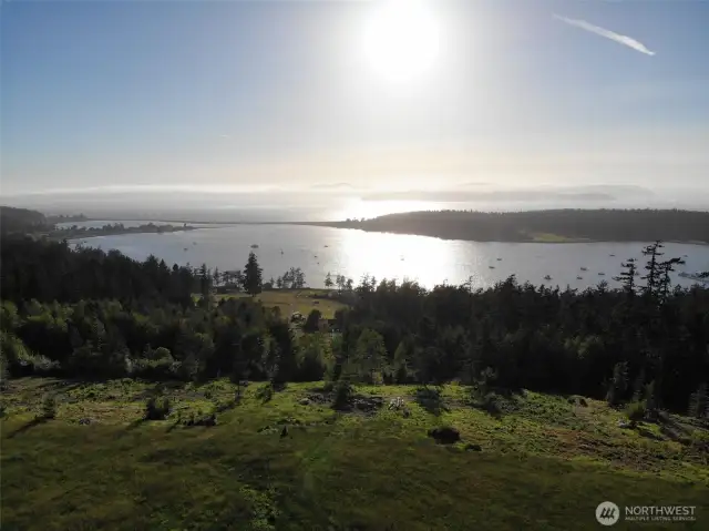 View over Fisherman Bay and beyond!