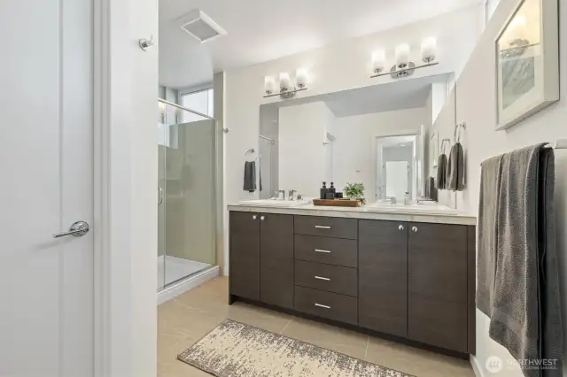Lavish primary bathroom