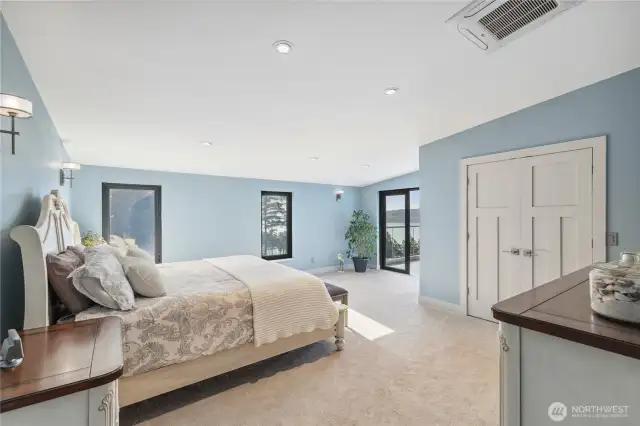 Light flows into every room in this waterview home.  The primary suite is perfectly designed to wake up to the sound of gray whales and seagulls