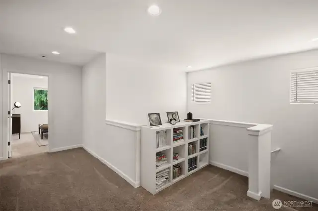 upstairs landing nook