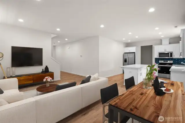 living/dining great room