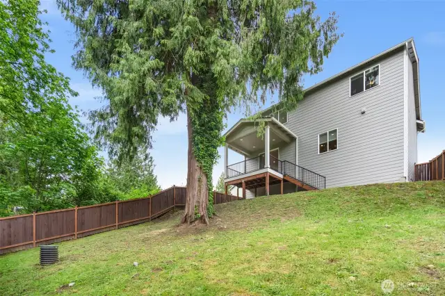 side of the home showing lots of space for gardening