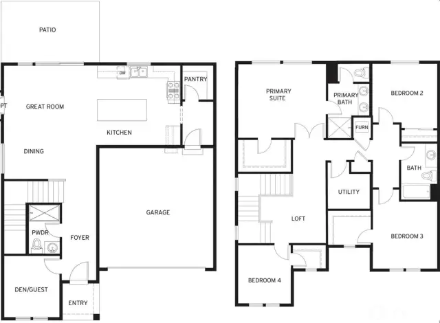 floor plan by builder. the home is reversed from this.