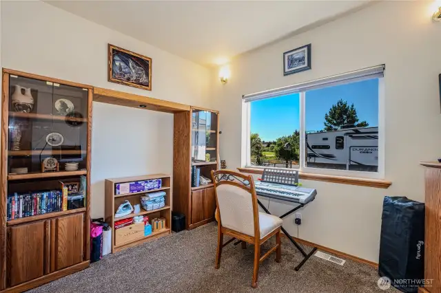 Bedroom 2 currently serves as hobby room or office.