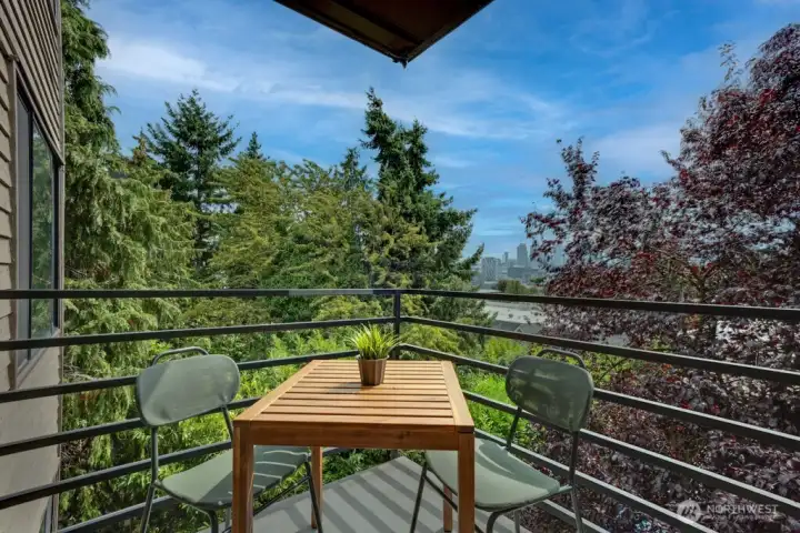 The view from the condo deck.