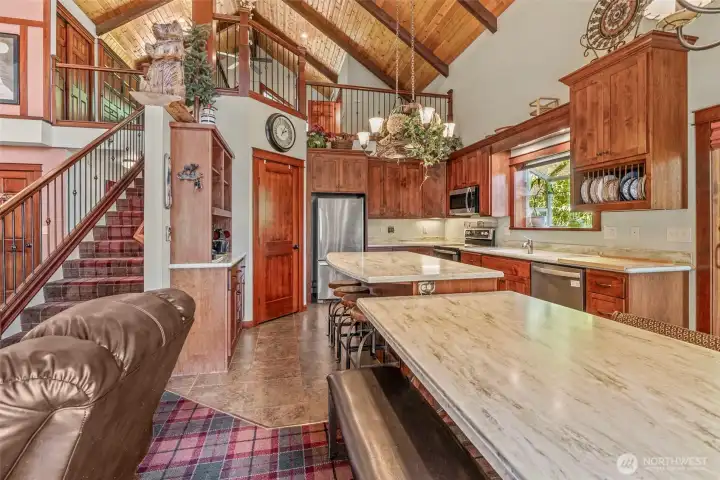 Kitchen on Main floor.