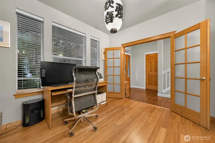 Office area on main floor