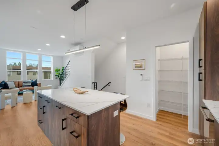 Even a step in Pantry!   Photos are of model home of same floorplan. Color schemes will vary.
