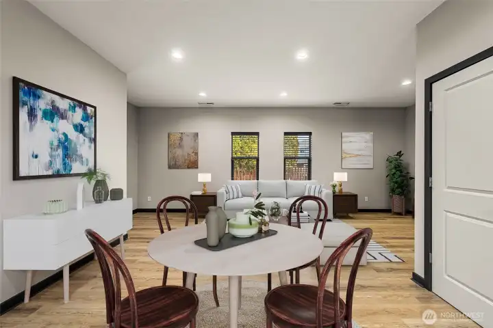 Staged Living Room