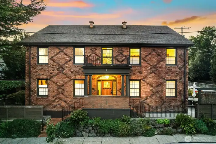 Chelsea Station is a Classic 1927 Federal-style Brick Colonial built by Hardcastle / Anhalt.