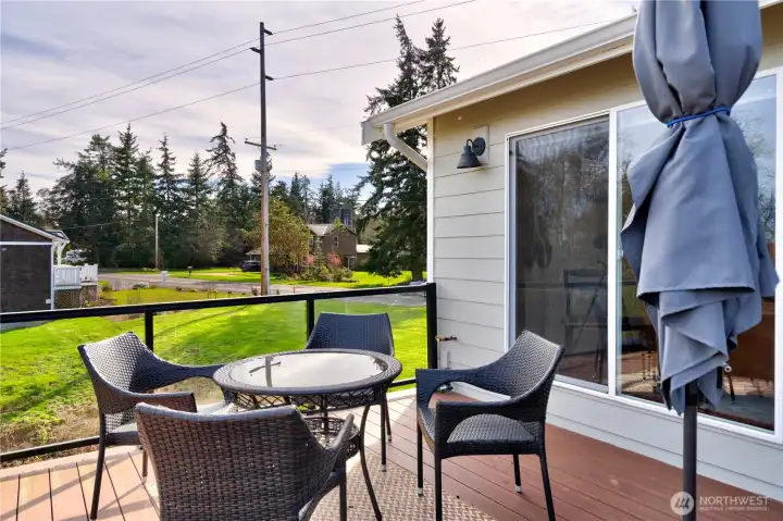 Propane line installed for summer BBQs