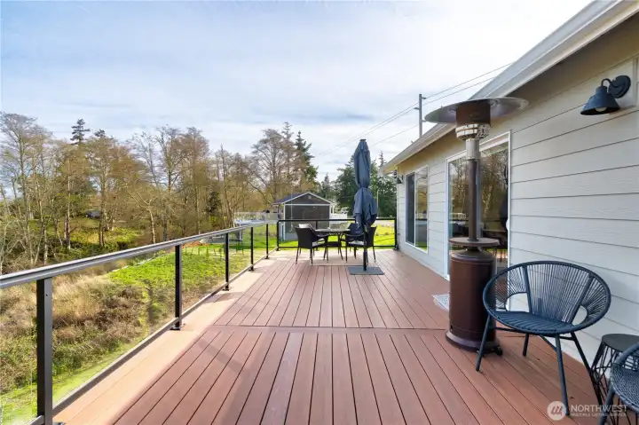 Enjoy sunrise with a peaceful view of Saratoga Passage