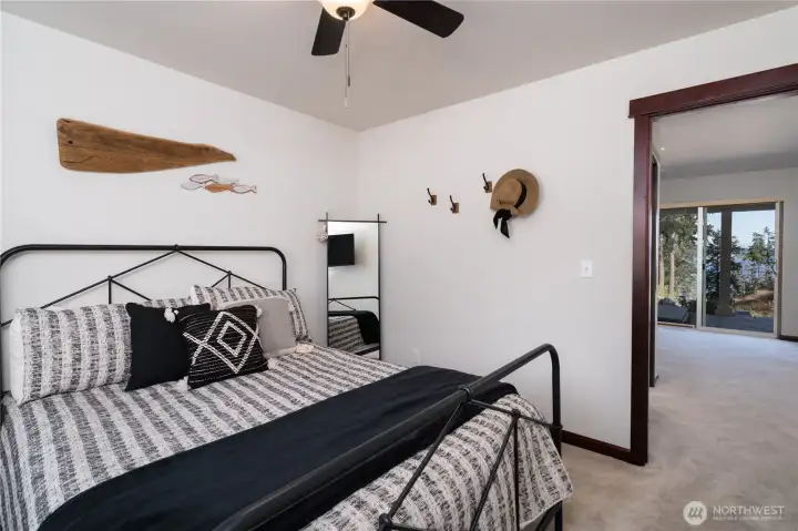 Cozy bonus room/office with easy access to lower level amenities