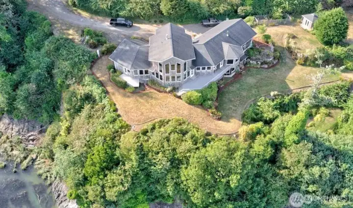 FROM THE SKY ABOVE, A CASTLE