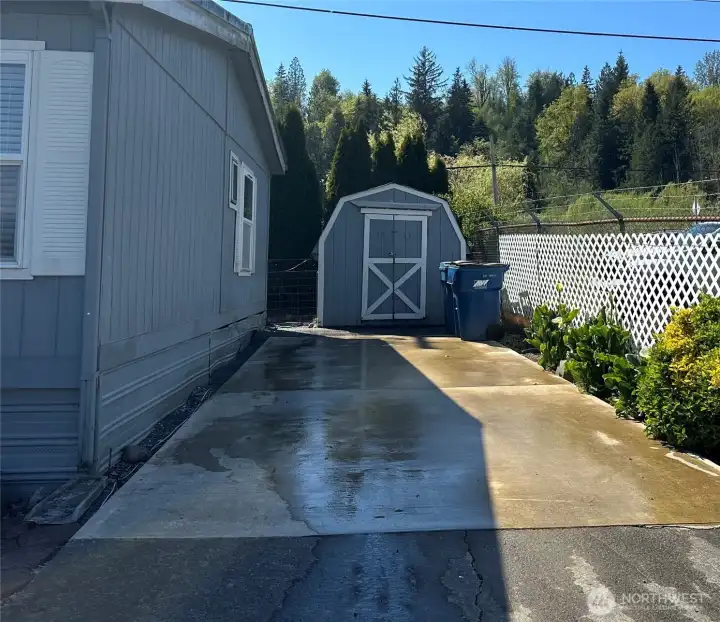 Driveway Storage Shed