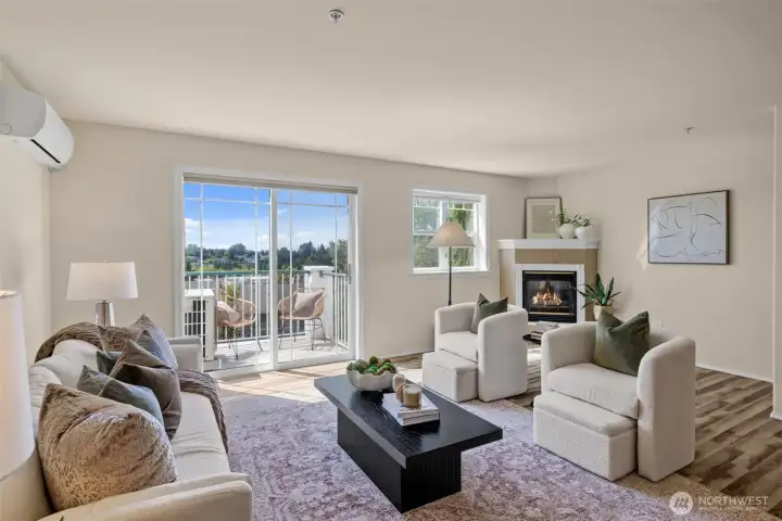 Elegant, flexible space perfect for enjoying or entertaining.
