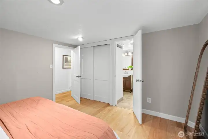 4th bedroom with bath lower level