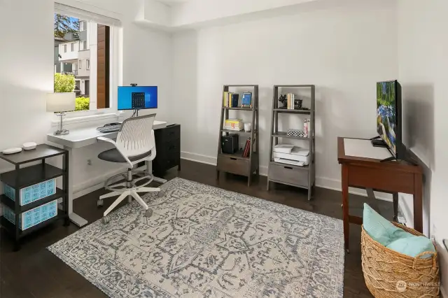 Main Floor Junior Suite with a 3/4 bath. Flexible use, Office, Guest Suite, Artists Studio?