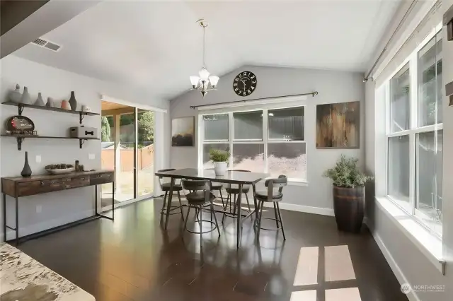 Large Dining Room virtually staged