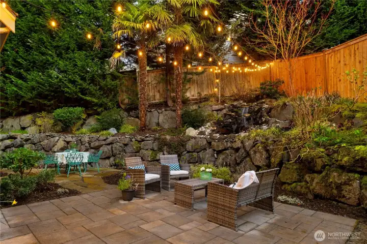 Make sure not to miss the water feature!