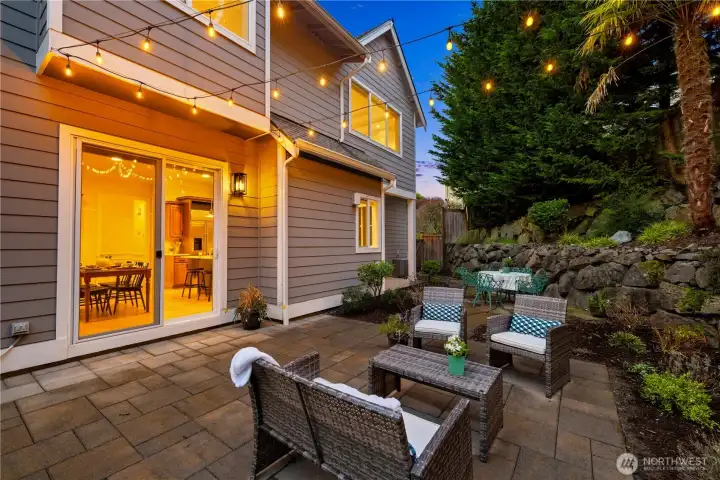 Multiple seating areas in the back - perfect spot for BBQs, entertaining and relaxing.