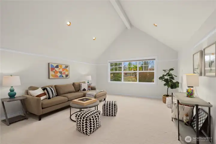 Bonus room on the second floor. Could be a media center, game room or office space.