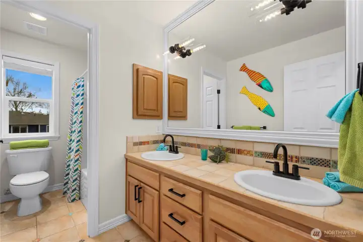 Third bathroom upstairs.