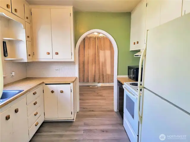 Photo of Updated & Newly Installed Flooring in Dining room, Kitchen & Hall