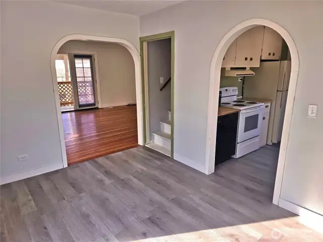 Photo of Updated & Newly Installed Flooring in Dining room, Kitchen & Hall