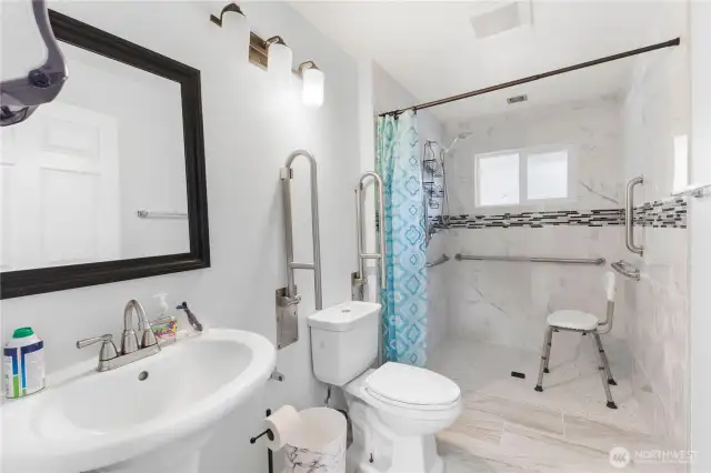 The home features 3 bathrooms.