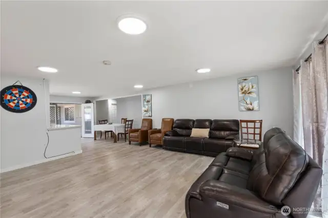 Lots of natural light throughout the home.