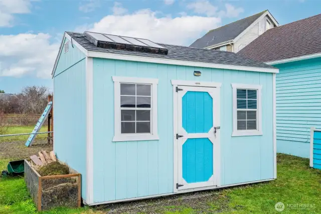 Shed for storage