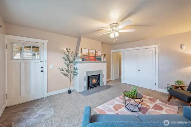 Unit 104 living room
