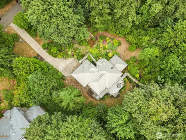 Beautiful, sunny, and private lot with ample space for gardening.