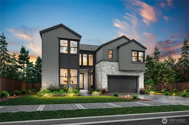 Exterior Rendering-  color and features may vary