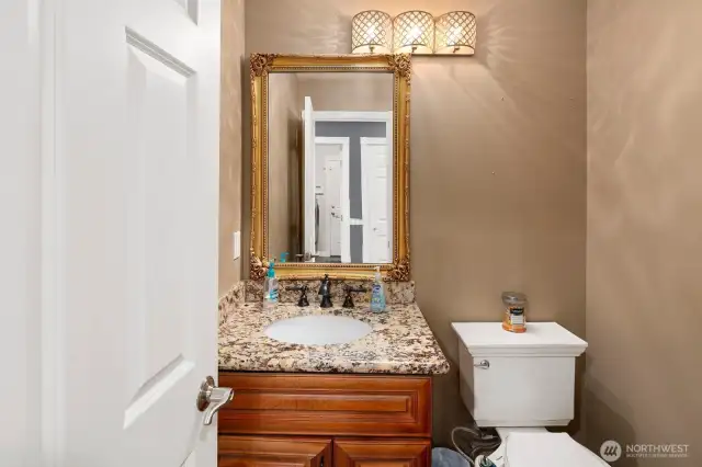 1/2 bath on Ground Floor