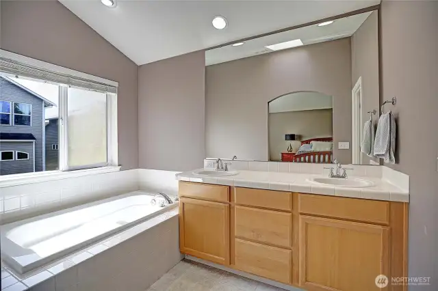 Primary bathroom.