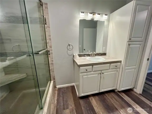 Vanity & More Storage in Primary