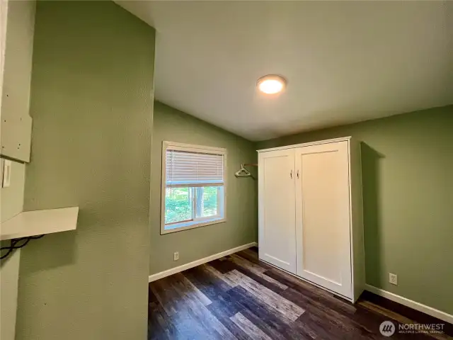 Bedroom 3 has murphy bed