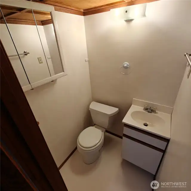Basement bathroom